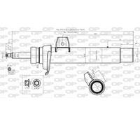 SAB8588.31 OPEN PARTS Ammortizzatore per BMW