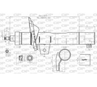 SAB8589.31 OPEN PARTS Ammortizzatore per AUDI,CUPRA,SEAT,SKODA,VW
