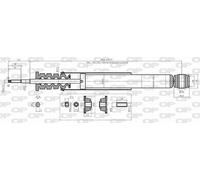 SAB8590.32 OPEN PARTS Ammortizzatore per RENAULT,SMART