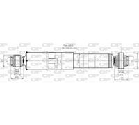 SAB8599.32 OPEN PARTS Ammortizzatore per FIAT