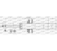 SAB8604.31 OPEN PARTS Ammortizzatore per AUDI