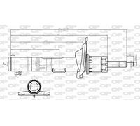 SAB8640.31 OPEN PARTS Ammortizzatore per AUDI,SEAT,SKODA,VW