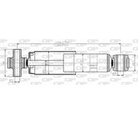 SAB8647.32 OPEN PARTS Ammortizzatore per OPEL,VAUXHALL