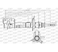 SAB8653.31 OPEN PARTS Ammortizzatore per SUZUKI