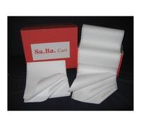 Saba Cart (5BA) CF2000 Modulo Continuo 375MMX11 60G Bianco Piste Staccabili S01375116000