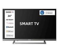 SABA SA24S89VDA TV LED, SMART TV, 24,00 ", LED, HD, Processore Quad Core CA53, Grigio