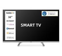 SABA SA32SM10VDA TV 81,3 cm (32") HD Wi-Fi Grigio 200 cd/m²