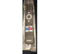 SABA SA40Q80GTV TELECOMANDO ORIGINALE SMART TV YOUTUBE NETFLIX PRIME VIDEO USB