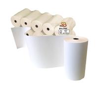 SABACART - 3124080080CX - Rotolo per calcolatrici e stampanti - 80 mm x 80 m - diametro esterno 77 mm - anima 12 mm - 55 gr - carta termica BPA free - Sabacart - blister 10 pezzi - 100162 - Conf. da 1
