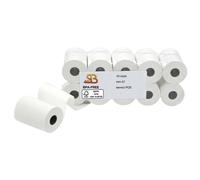 SABACART - 3125057018CX - Rotolo per POS e carta di credito - 57 mm x 18 m - 55 gr - diametro esterno 38 mm - anima 12 mm - carta termica BPA free - Sabacart - blister 10 pezzi - 100074 - Conf. da 1 P