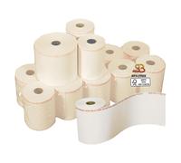 SABACART - 3125057530BX - Rotolo per bilancia - 57,5 mm x 30 m - 55 gr - diametro esterno 50 mm - anima 12 mm - carta termica BPA free - Sabacart - blister 10 pezzi - 100331 - Conf. da 1 Pz. - 3125057