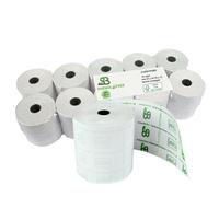SABACART - 3166080080CX - Rotolo per registratore cassa - lunga durata - 80 mm x 80 m - 55 gr - diametro esterno 77 mm - anima 12 mm - carta termica - Sabacart - blister 10 pezzi - 100166 - Conf. da 1