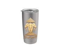 SabaiDee Lao erawan Elefante a tre teste Bicchiere termico in acciaio inox doppia parete
