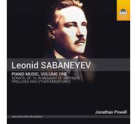 Sabaneev Leonid - Opere Per Pianoforte (Integrale), Vol.1