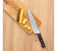 SABATIER Rousselon Pluton Rivetti Coltello da Cuoco in Scatola, in Acciaio Inox, Nero, 25 x 30 x 30 cm