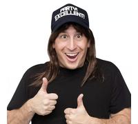 Sabato Notte Live Waynes World Wayne Eccellente Costume Parrucca & Cappello