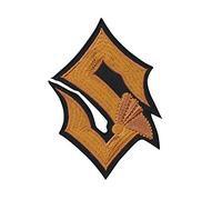 Sabaton S Power - Toppa a fascia in metallo ricamata termoadesiva per souvenir