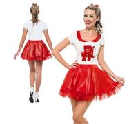 Sabbia Cheerleader Costume Adulto Donna Scuola Donna Costume Nuovo