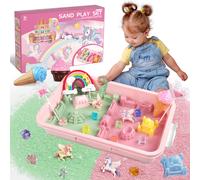 Sabbia Cinetica Bambini Regalo Unicorno Kit. Sabbia Magica, Giocattolo Unicorno