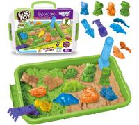 Sabbia cinetica WOOPIE 1,5 kg ZOO Safari set con formine