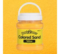 Sabbia colorata READY 2 LEARN - Giallo dorato - 2,2 libbre - Sabbia da gioco per bambini - Perfetta per cerimonie di unione nuziale, artigianato,