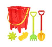 Sabbia Colori Chiari E Giochi D'acqua Con Pala E Stampi Di Sabbia Per Bambini E Amanti Della Natura