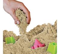 Sabbia da gioco NATIONAL GEOGRAPHIC - 12 libbre di sabbia naturale con stampi a forma di castello - Un'attivit sensoriale divertente