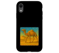 Sabbia del deserto di cammello - Notte stellata ispirata allo zoo Animal Art Custodia per iPhone XR