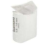 Sabbia filtrante da 25 kg, 0,8 - 1,6 mm, per impianti di filtraggio della piscina, sabbia di quarzo di alta qualità per un'efficace filtrazione dell'acqua, ideale per piscine private e pubbliche