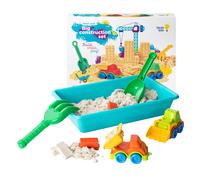 Sabbia Magica Set Costruzione - 1 Kg Di Sabbia Con Camion Giocattolo per Bambini