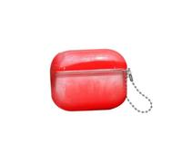 Sabbia mobile luminosa per AirPods 4 Custodia per auricolari TPU Cover protettiva Glow In Shell Lucido Notte Blu Scuro Sabbia mobile dura