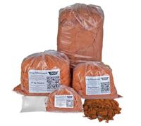 Sabbia oleosa per la costruzione di stampi, confezione da 1 kg a 25 kg, a partire da 5 kg + 100 g di talco per metalli leggeri e pesanti, grana molto fine, riutilizzabile (5 kg + 100 grammi di talco)