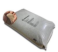 Sabbia per Sabbiatrice 0,3-1,0 mm Sacco da 25 kg - Sabbia Essiccata Vaga per Trattamenti di Sabbiatura su Legno, Ferro, Cemento e Mattone - Granulometria Media, Bassa Umidità