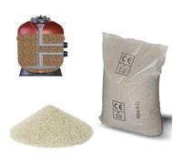 Sabbia Quarzifera Microperlata 0,4-0,8 mm Sacco 25 kg per Filtro Pompe Piscina