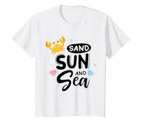 Sabbia Sole E Mare Ocean Vibes Estate Fuga Maglietta
