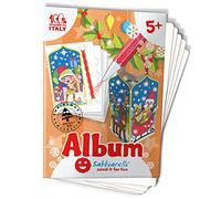 Sabbiarelli - Album Lanterna di Natale 3D | Fogli Adesivi per Sand Art
