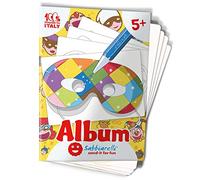 Sabbiarelli - Album Le Maschere 2 | Fogli Adesivi per Sand Art