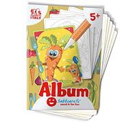 Sabbiarelli - Album Le Verdure | Fogli Adesivi per Sand Art