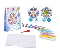 Sabbiarelli - Bag Snowflakes | Mini Kit di Sand Art a Tema Fiocchi di Neve