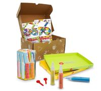 Sabbiarelli - Box Maschere a Colori 5+ | Set di Sand Art per creare Maschere