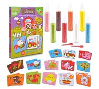 Sabbiarelli - Kit La Fattoria Memory 3+ | Set 2 in 1: Sand Art e Memory