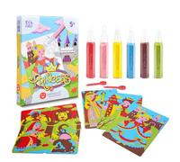 Sabbiarelli - Kit Princess 5+ | Set di Sand Art a Tema Principesse