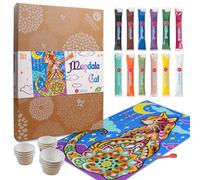 Sabbiarelli - Maxi Set Mandala Cat 12-99 | Kit di Sand Art a Tema Gatto