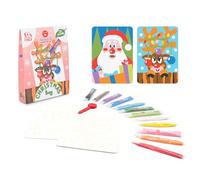 Sabbiarelli Sand-it For Fun - Bag Christmas - Mini Set Lavoretti Creativi: Colora con la Sabbia Disegni di Natale, 12 Bustine di Sabbia Colorata, Attività Manuale, Lavoretti natalizi per Bambini 5+