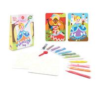 Sabbiarelli Sand-it For Fun - Bag Princess - Mini Set Lavoretti Creativi: Colora con la Sabbia i disegni delle principesse, 12 colori, Regalino di Compleanno Bambine anni 5+