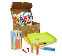 Sabbiarelli Sand-it For Fun - Box Alfabeto a Colori, Set Lavoretti Creativi da Colorare con la Sabbia, Attività Educativa e Pregrafismo, Imparare Giocando, Idea Regalo Bambini 3+
