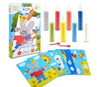 Sabbiarelli Sand-it For Fun - Kit Nel Mondo di Giulio Coniglio e della Nuvola Olga by Nicoletta Costa - Set Lavoretti Creativi: Colora con la Sabbia, Regalo di Compleanno Bambini dai 4 ai 7 anni