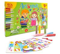 Sabbiarelli Sand-it For Fun - Kit Art & Craft Artisti del Sandpainting - Set Lavoretti Creativi: Crea e Colora con la Sabbia, Regalo di Compleanno Bambini e Bambine dai 5 ai 9-12 anni