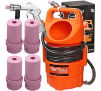 Sabbiatrice 10L Pneumatica a Sifone per Rimozione Ruggine Vernice con Tubo 4,5m