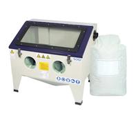 Sabbiatrice da banco SOGI S-72 + sacco 25 kg di corindone grana 80 allumina